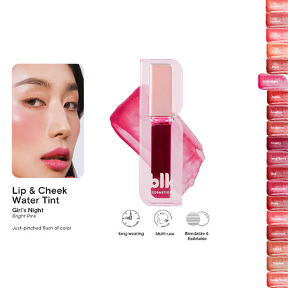 Lip and Cheek Water Tint