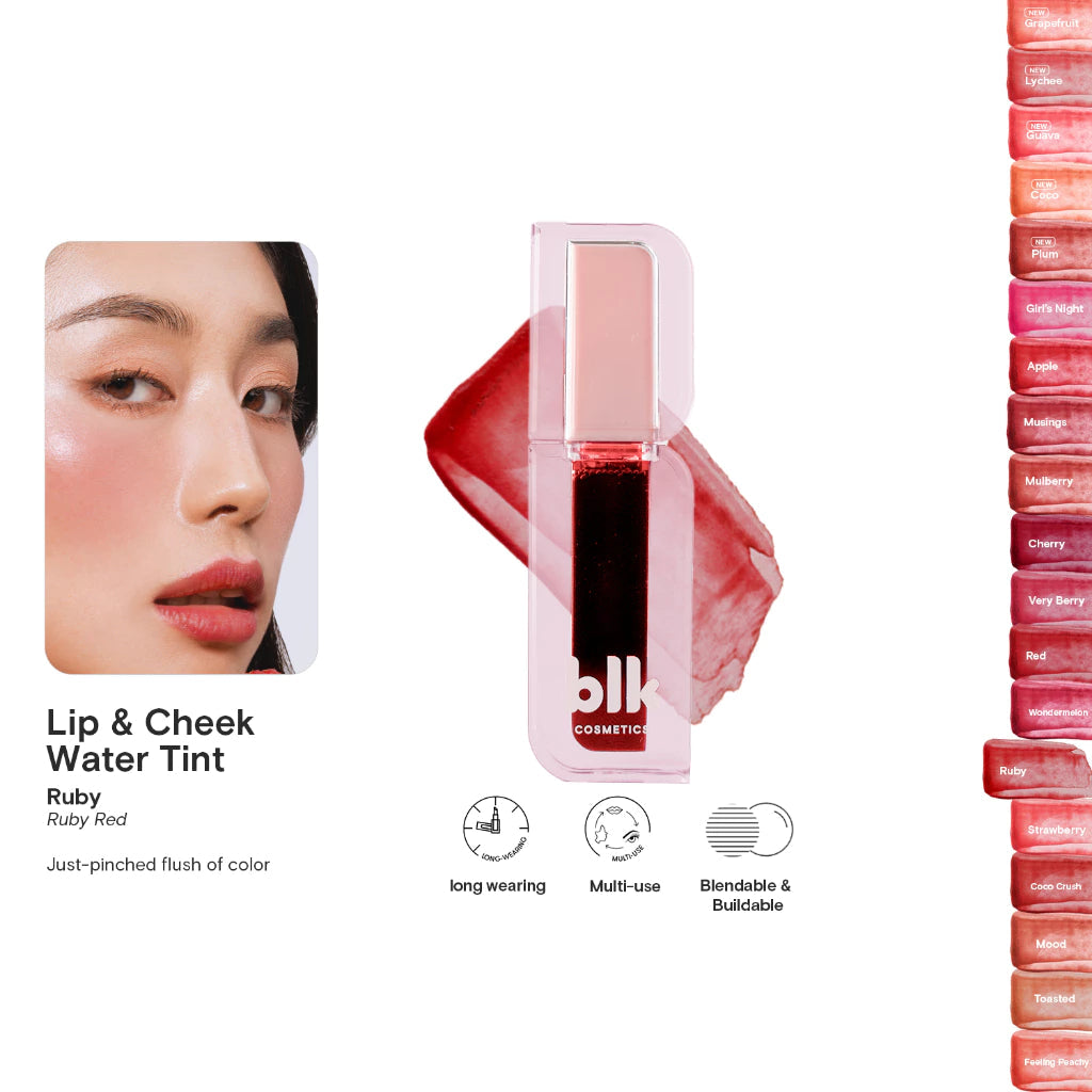 Lip and Cheek Water Tint
